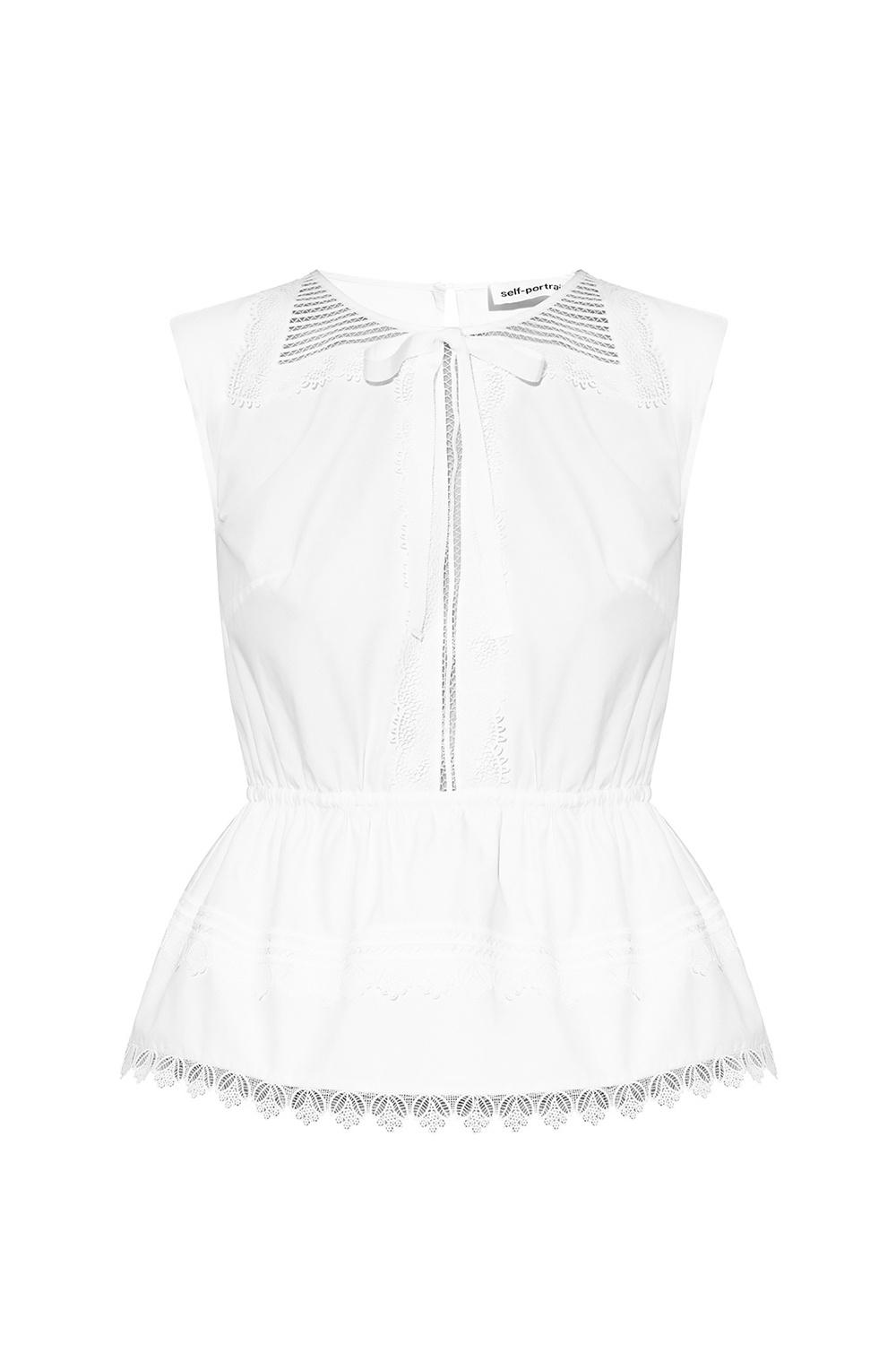 Lace-trimmed top Self Portrait - SchaferandweinerShops GW